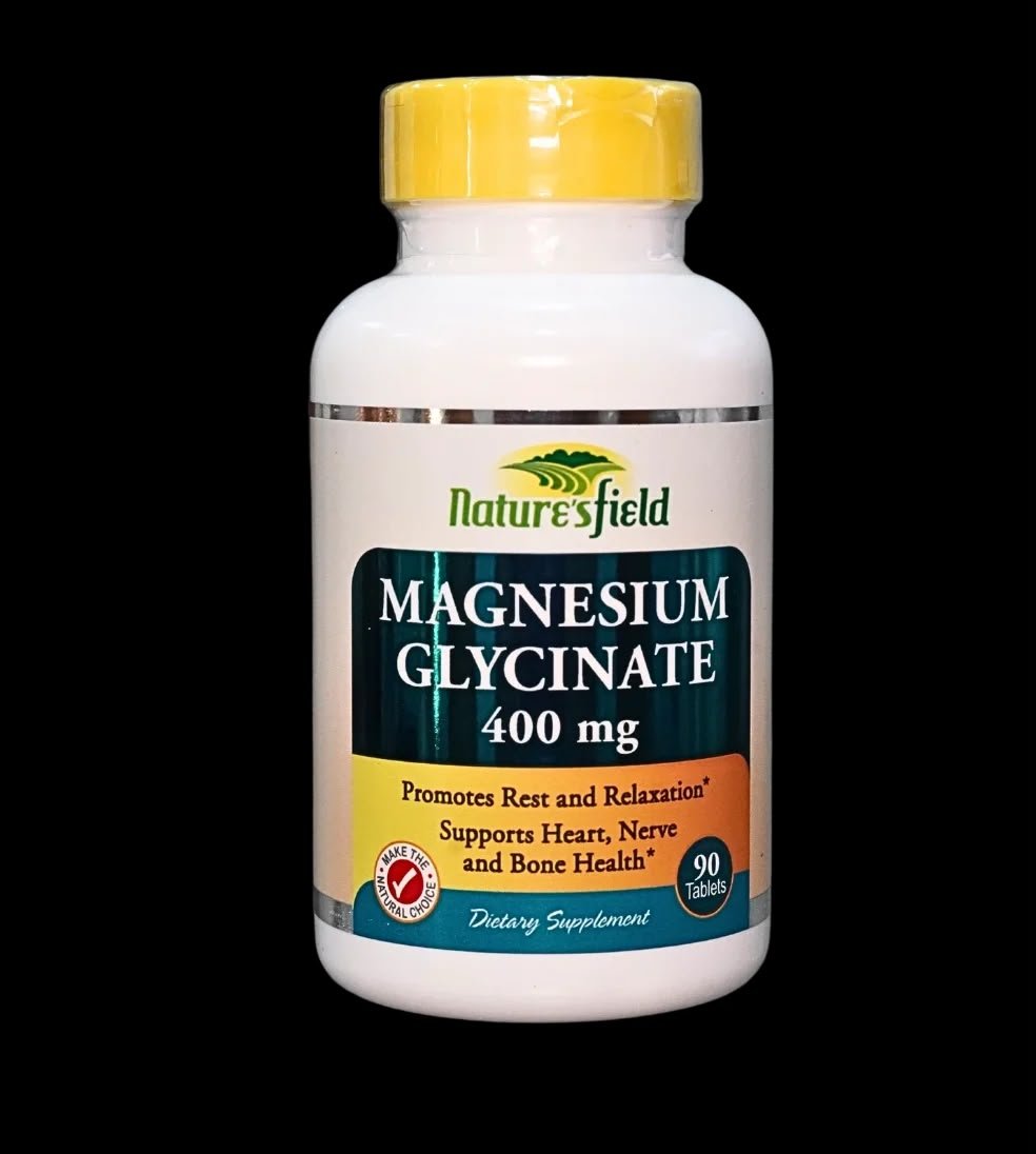 Nature’s Field Magnesium Glycinate 400mg – 90 Tablets - Image 2